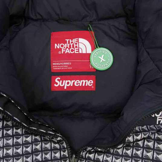 シュプリーム×THE NORTH FACE 21春夏 スタッズプリント ヌプシ ベスト画像