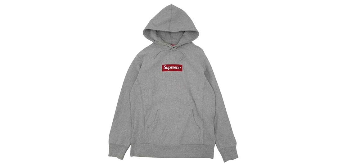 シュプリーム 16AW Box Logo Hooded Sweatshirt グレー系 買取実績