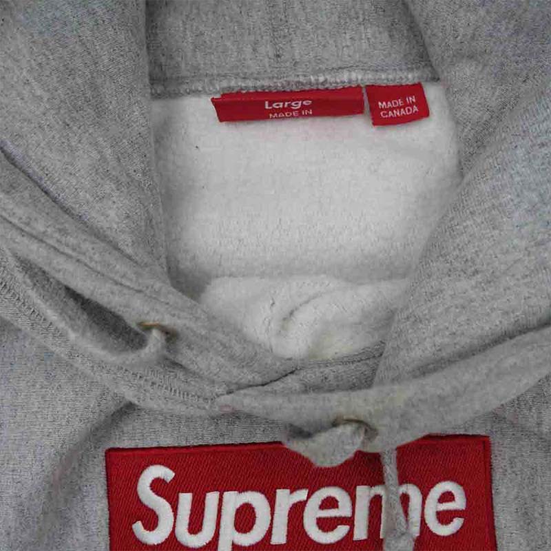 シュプリーム 16AW Box Logo Hooded Sweatshirt グレー系 買取実績 画像