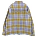 シュプリーム Shearling Lined Flannel Shirt パープル系 ライトブラウン系 マルチカラー 買取実績 画像