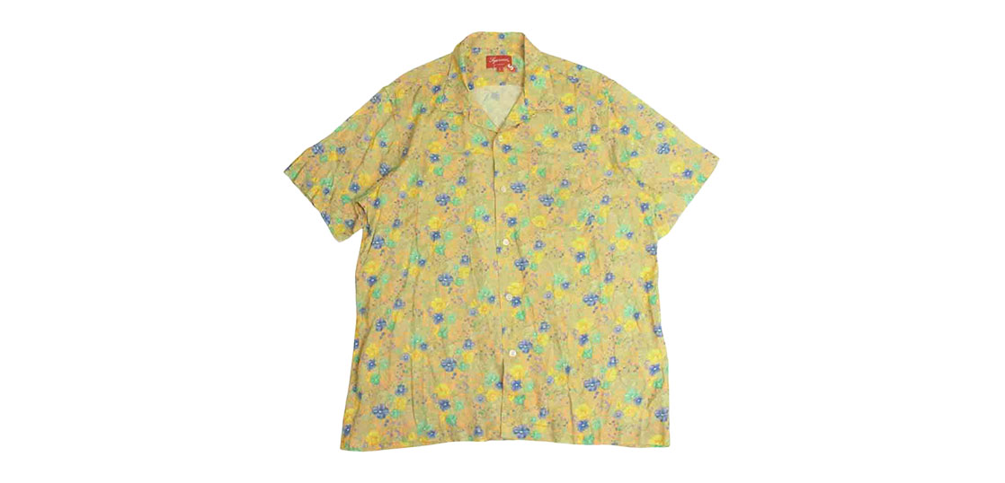 シュプリーム 19SS Mini Floral Rayon S/S Shirt イエロー系 買取実績