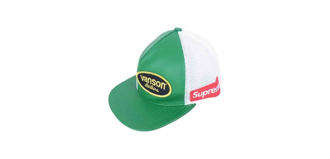 シュプリーム × Vanson Leathers 20SS Mesh Back 5-Panel 買取実績