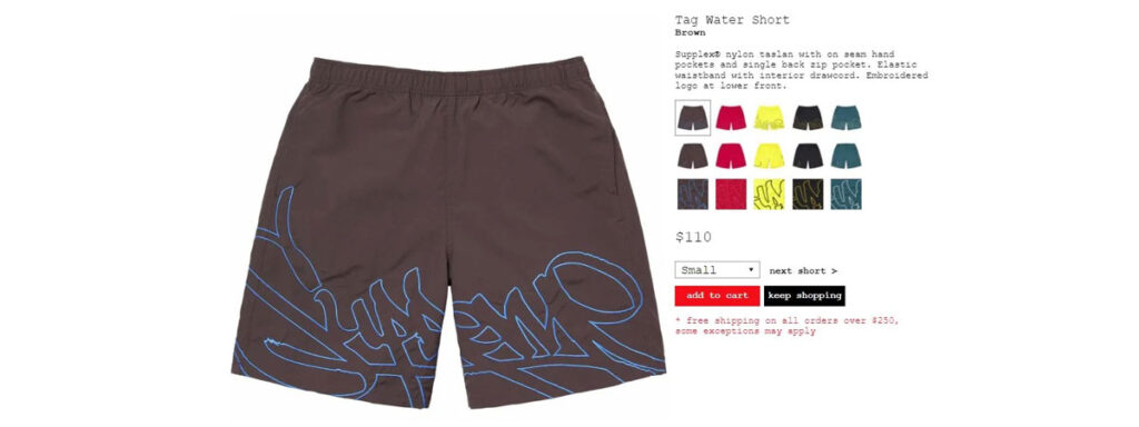 Tag Water Short　画像