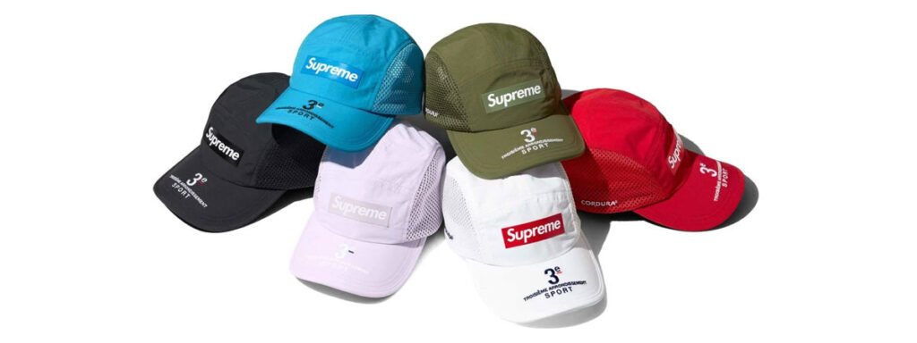 Mesh Side Panel Camp Cap 　価格：8,800円 €52 $48（Black, Blue, Lavender, Olive, White, Red）　画像