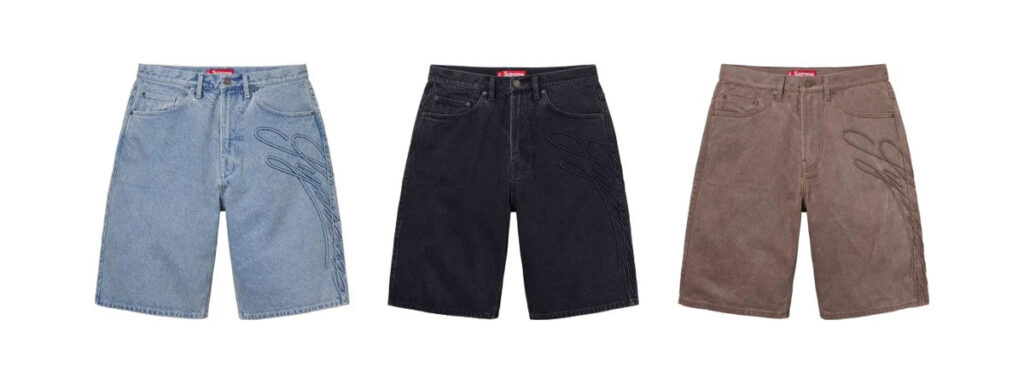 Script Baggy Denim Short 　価格：24,200円 €138 $138（Washed Indigo, Black, Brown）　画像