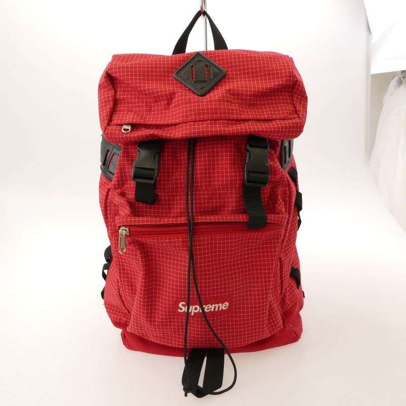 シュプリーム 09AW RIPSTOP BACKPACK 格子柄 リップストップ バックパック 買取実績 画像