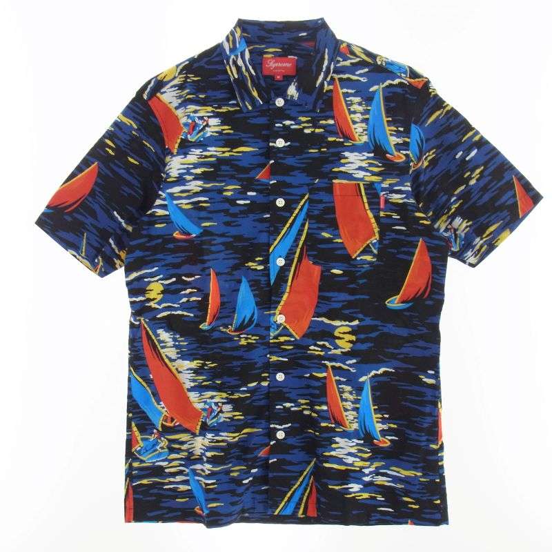  シュプリーム 11SS Hawaiian Shirt ハワイアン シャツ アロハ 半袖 総柄 買取実績 画像