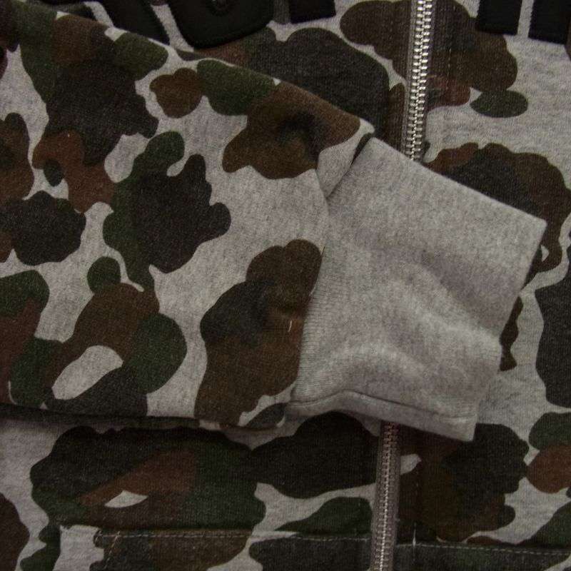 シュプリーム 12AW Arc Logo Thermal Zip Up Sweatshirt アーチロゴ カモ サーマル ジップ パーカー 買取実績 画像