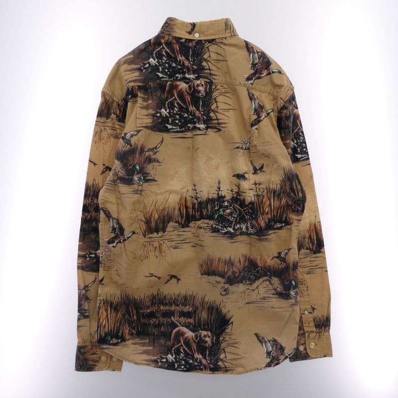 シュプリーム 12AW Dogs & Ducks Shirt ドッグス ダックス 長袖 総柄 シャツ 買取実績 画像