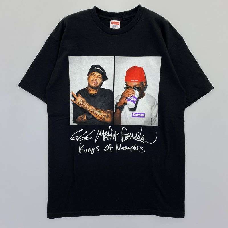 シュプリーム 12AW three six mafia tee スリーシックス マフィア プリント 半袖 Tシャツ カットソー 買取実績 画像