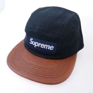 シュプリーム 12SS Herringbone leather Camp Cap 買取実績