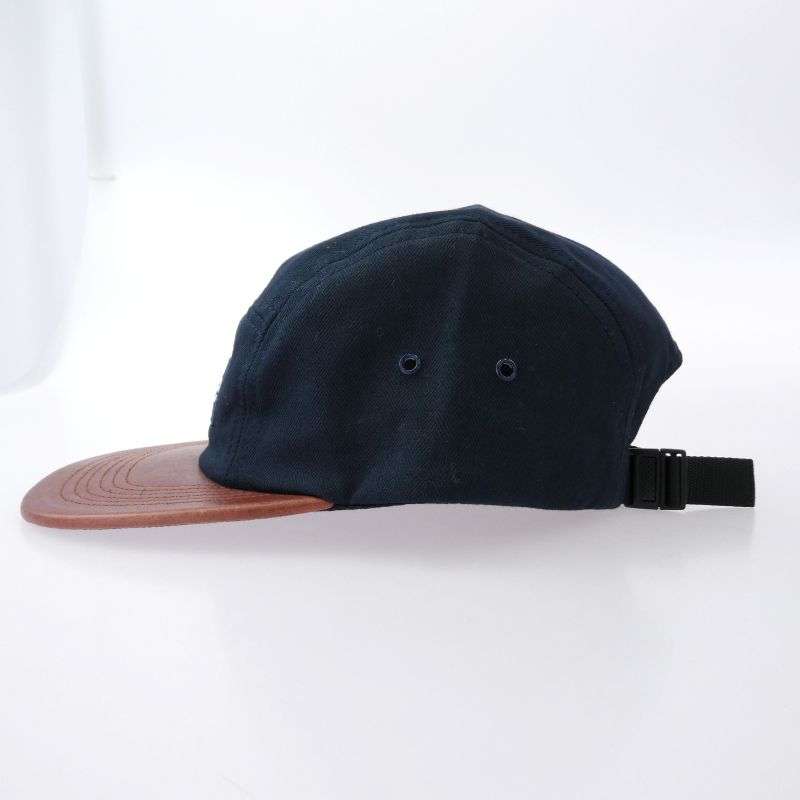 シュプリーム 12SS Herringbone leather Camp Cap ヘリンボーン レザー バイザー キャンプ キャップ 買取実績 画像