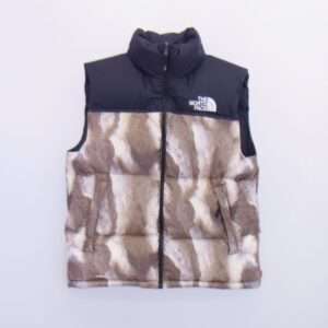 シュプリーム × THE NORTH FACE ザノースフェイス13AW ND01341 Fur Print Nuptse Vest ダウンベスト 買取実績