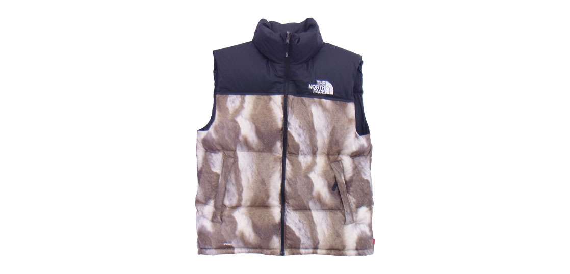 Supreme Fur Print Nuptse Vest ノース ダウンベスト 楽天市場】Supreme シュプリーム ベスト サイズ:S THE NORTH FACE