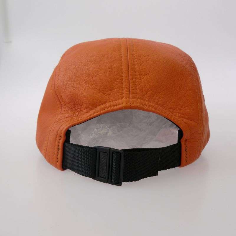 シュプリーム 16AW Leather Camp Cap ボックスロゴ レザー キャンプ キャップ 買取実績 画像