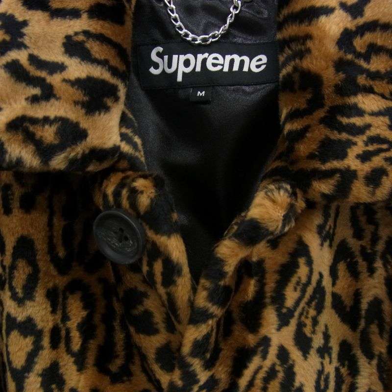 シュプリーム 16AW Leopard Faux Fur Coat レオパード ファー コート ジャケット 買取実績 画像