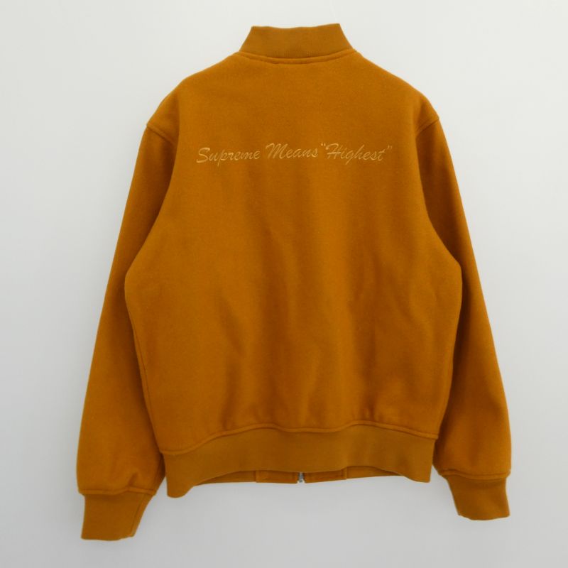 シュプリーム 16AW old english zip varsity jacket オールド イングリッシュ バーシティ ジャケット 買取実績 画像