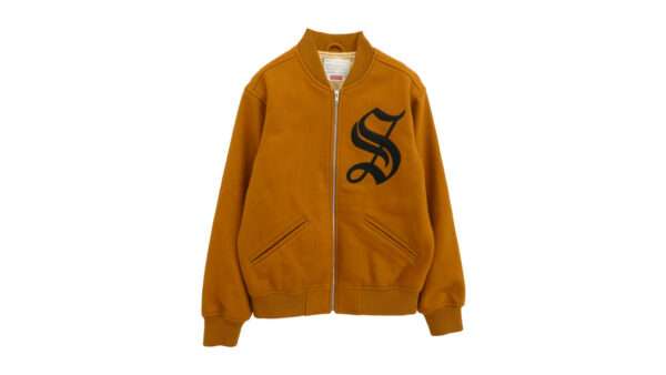 シュプリーム 16AW old english zip varsity jacket 買取実績