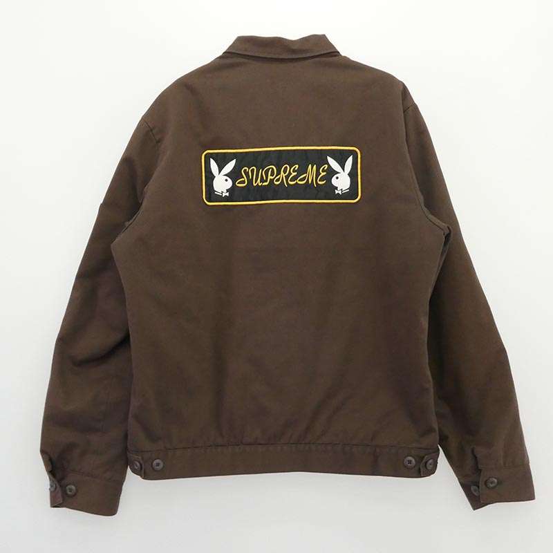 シュプリーム 16AW Playboy Work Jacket 刺繍 キルティング プレイボーイ ワーク ジャケット 買取実績 画像