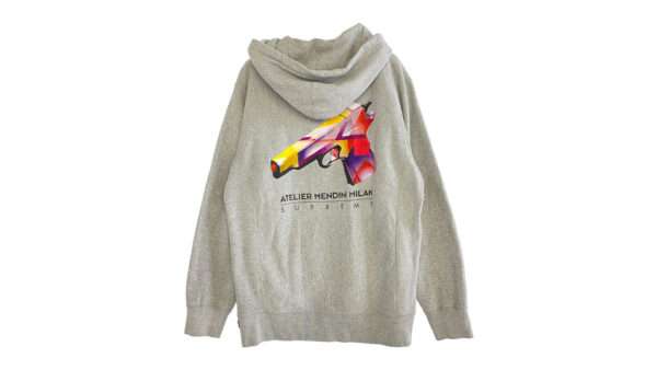 シュプリーム 16SS Alessandro Mendini アレッサンドロ メンディーニ Mendini Gun Hooded Sweatshirt  買取実績