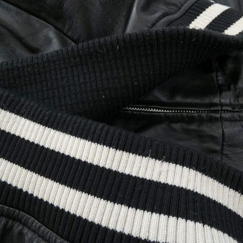シュプリーム 16SS ワングラム期 Uptown Studded Leather Varsity Jacket スタッズ ロゴデザイン レザー ジップ バーシティ ジャケット 買取実績 画像