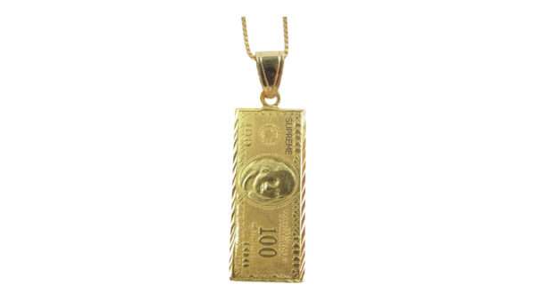 シュプリーム 17AW 14K 100 Dollar Bill Gold Pendant 買取実績