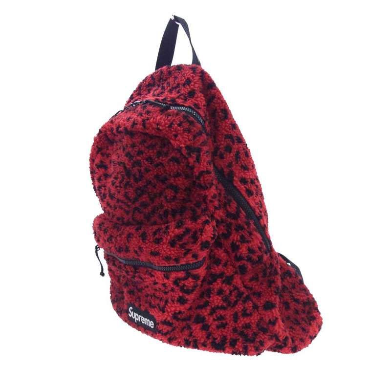 シュプリーム 17AW Leopard Fleece Backpack レオパード フリース バックパック 買取実績 画像