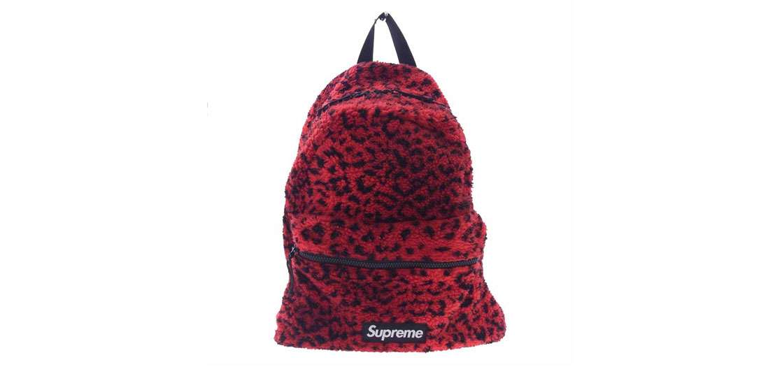 シュプリーム 17AW Leopard Fleece Backpack 買取実績