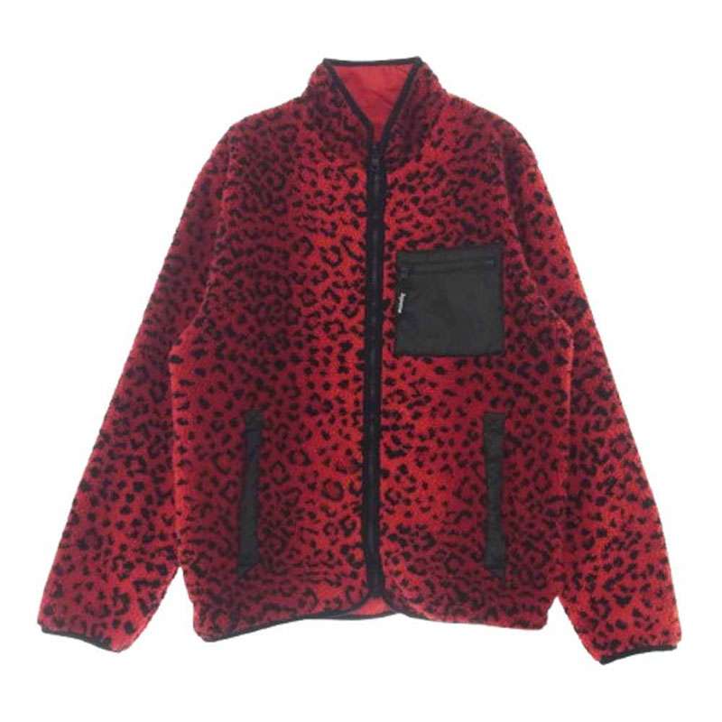 シュプリーム 17AW ワングラム期 Leopard Fleece Reversible Jacket レオパード フリース リバーシブル ジャケット 買取実績 画像