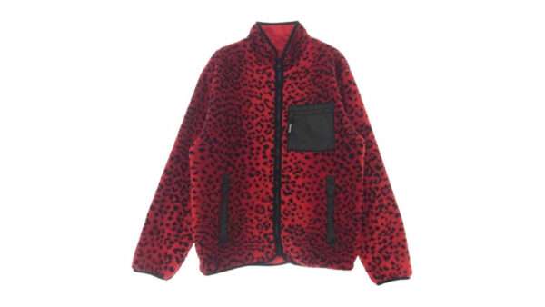 シュプリーム 17AW ワングラム期 Leopard Fleece Reversible Jacket 買取実績