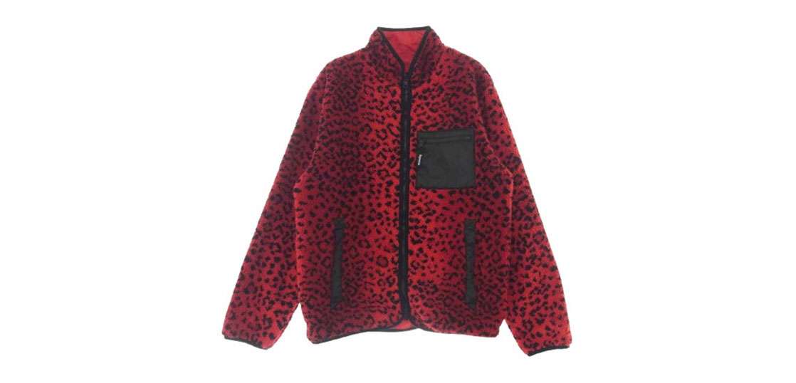 シュプリーム 17AW ワングラム期 Leopard Fleece Reversible Jacket 買取実績