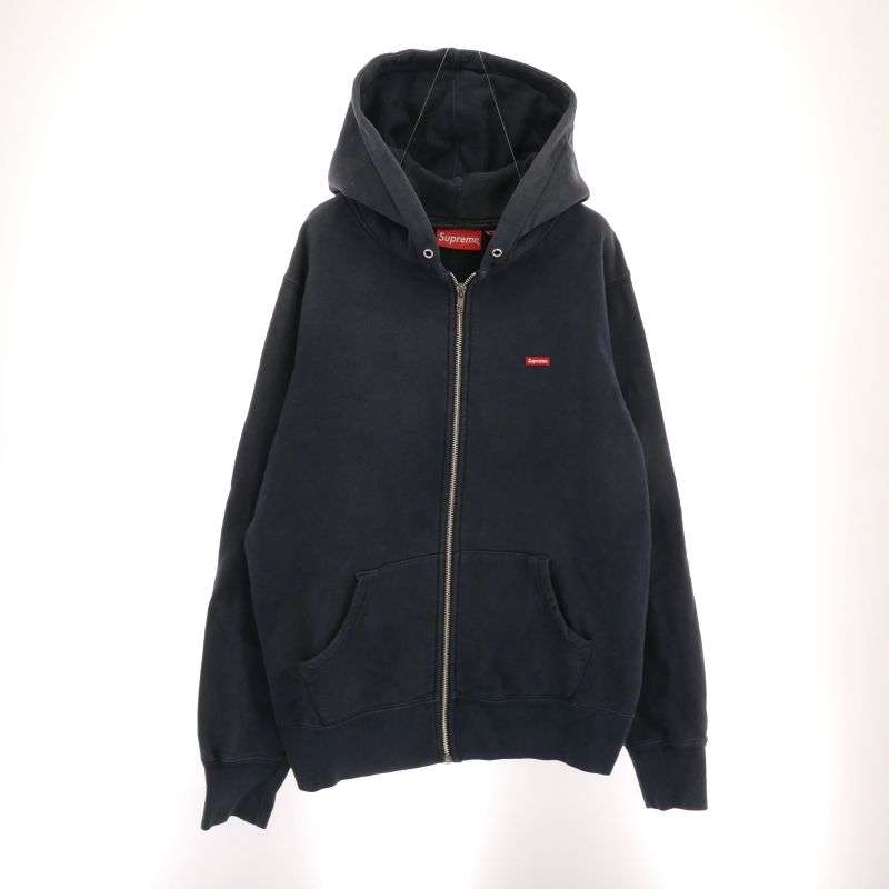 シュプリーム 17AW ワングラム期 カナダ製 Small Box Zip Up Hooded Sweatshirt スモール ボックス ロゴ ジップアップ フーデッド スウェットシャツ 買取実績 画像