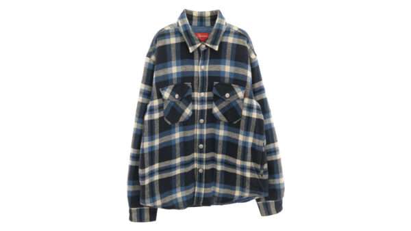 シュプリーム 17AW ワングラム期 Quilted Arc Logo Flannel Shirt 買取実績