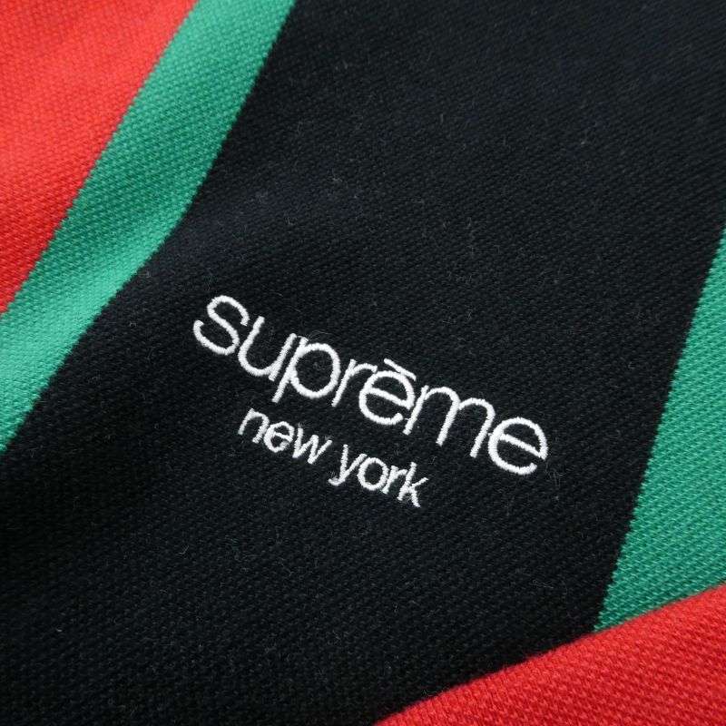 シュプリーム 17AW ワングラム期 Vertical Striped Pique Crewneck ヴァーティカル ストライプド ピケ クルーネック スウェット 買取実績 画像