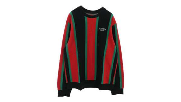 シュプリーム 17AW ワングラム期 Vertical Striped Pique Crewneck 買取実績