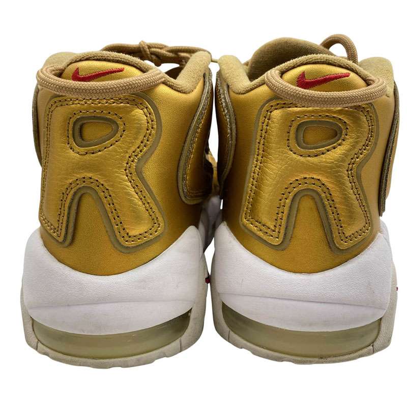 シュプリーム × NIKE AIR MORE UPTEMPO METALLIC GOLD 17SS