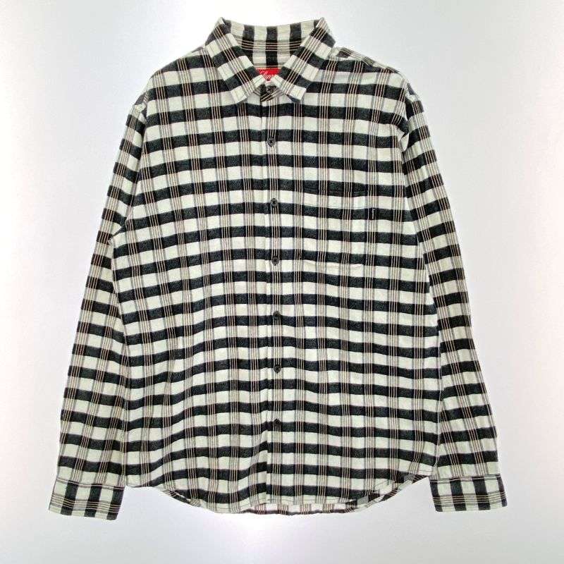 シュプリーム 17SS Checker Plaid Flannel Shirt プレイドチェック フランネル 長袖 シャツ 買取実績 画像