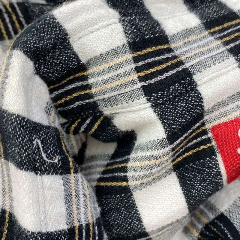 シュプリーム 17SS Checker Plaid Flannel Shirt プレイドチェック フランネル 長袖 シャツ 買取実績 画像