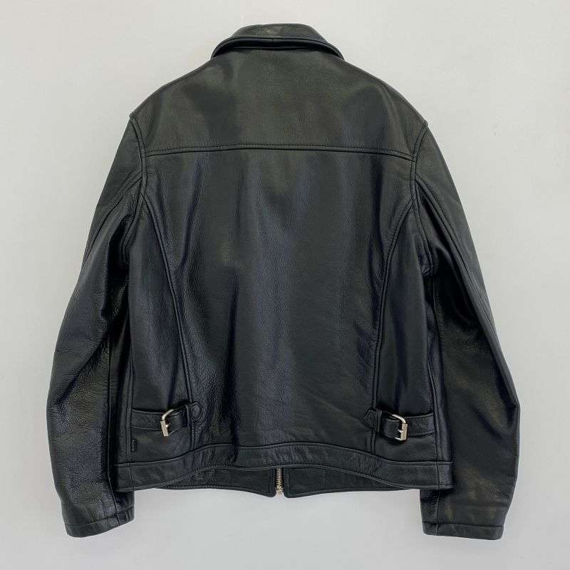 シュプリーム 17SS J20S7 USA製 Schott ショット leather work jacket レザージャケット ブルゾン シングル ライダース ジャケット 買取実績 画像