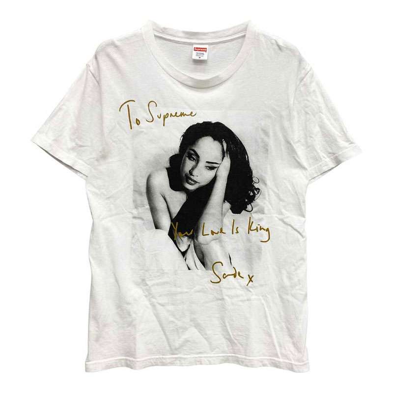 シュプリーム 17SS sade tee シャーデー プリント Ｔシャツ 半袖カットソー 買取実績 画像