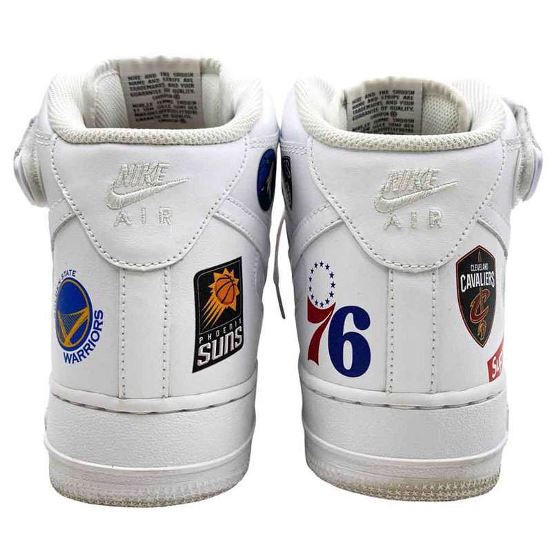 シュプリーム × NBA × Nike Air Force 1 Mid '07 White 18AW