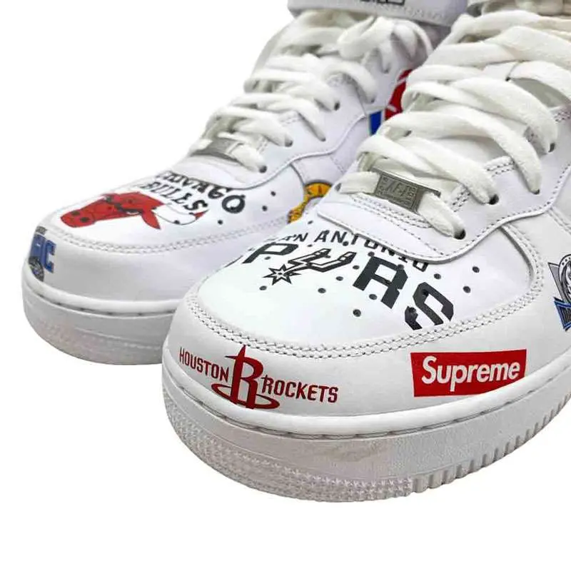 シュプリーム × NBA × Nike Air Force 1 Mid '07 White 18AW AQ8017