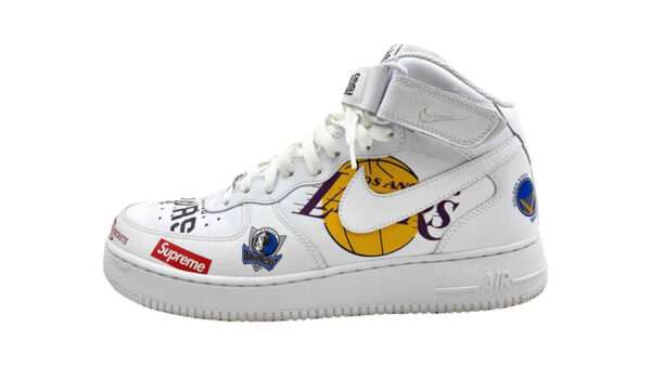 シュプリーム × NBA × Nike Air Force 1 Mid ’07 White 18AW AQ8017-100 買取実績