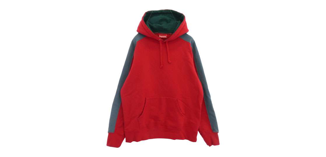 シュプリーム 18AW Paneled Hooded Sweatshirt 買取実績