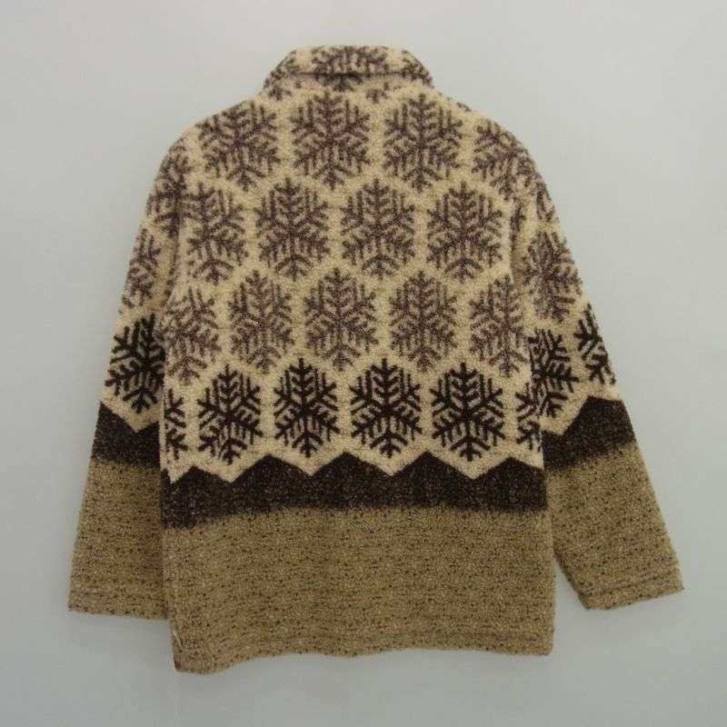 シュプリーム 18AW Snowflake Toggle Fleece Jacket ノルディック柄 トグルボタン ジップアップ フリースジャケット 買取実績 画像