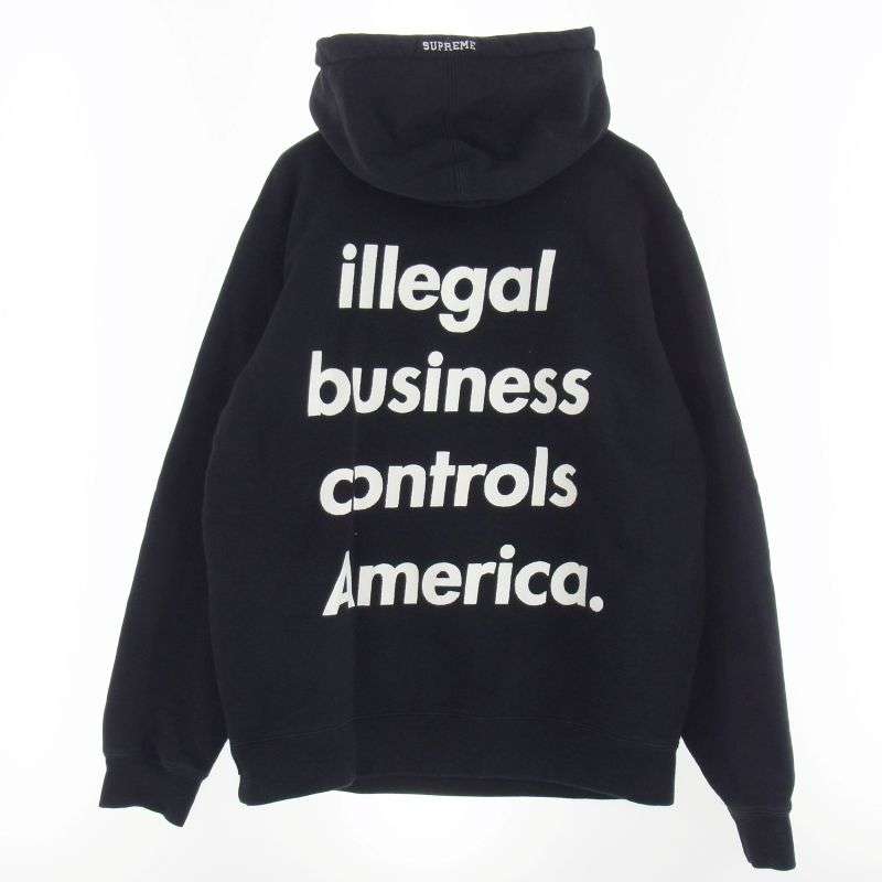 シュプリーム 18SS Illegal Business Hooded Sweatshirt プルオーバー パーカー フーディー 買取実績 画像
