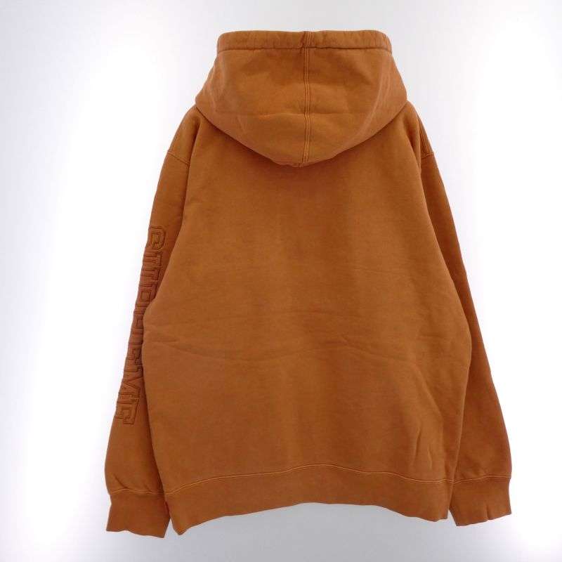 シュプリーム 19AW Overdyed Hooded Sweatshirt アームロゴ刺繍 オーバーダイ フーデッド スウェット シャツ プルオーバーパーカー 買取実績 画像