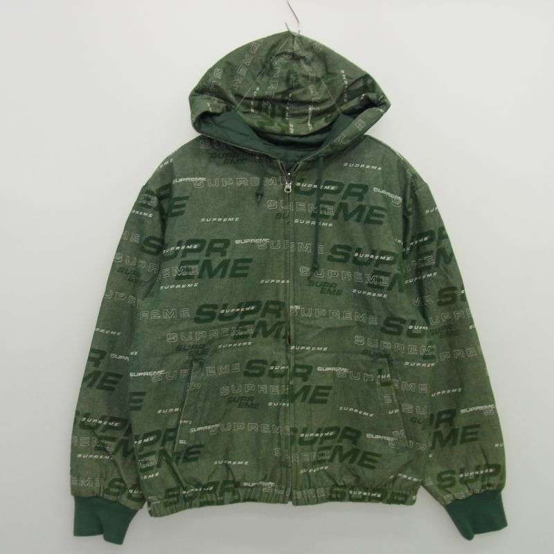 シュプリーム 19AW Reversible Dimensions Logo Denim Work Jacket リバーシブル ディメンションロゴ デニム ワークジャケット 買取実績 画像