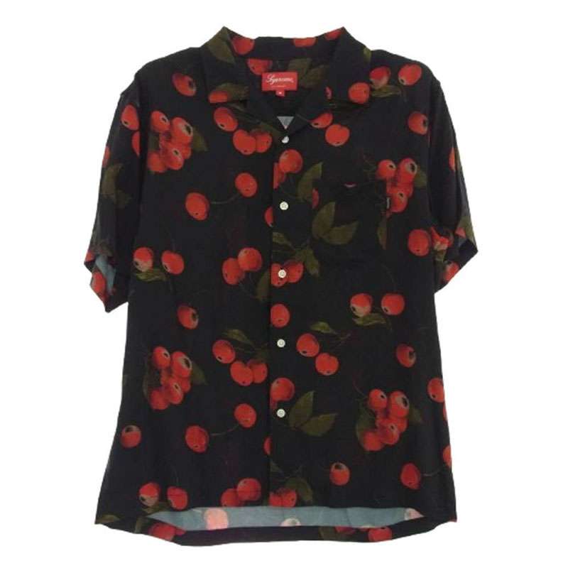 シュプリーム 19SS Cherry Rayon S/S Shirt チェリー レーヨン 半袖 シャツ 買取実績 画像