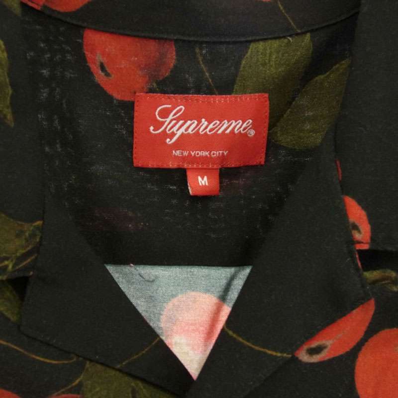シュプリーム 19SS Cherry Rayon S/S Shirt チェリー レーヨン 半袖 シャツ 買取実績 画像